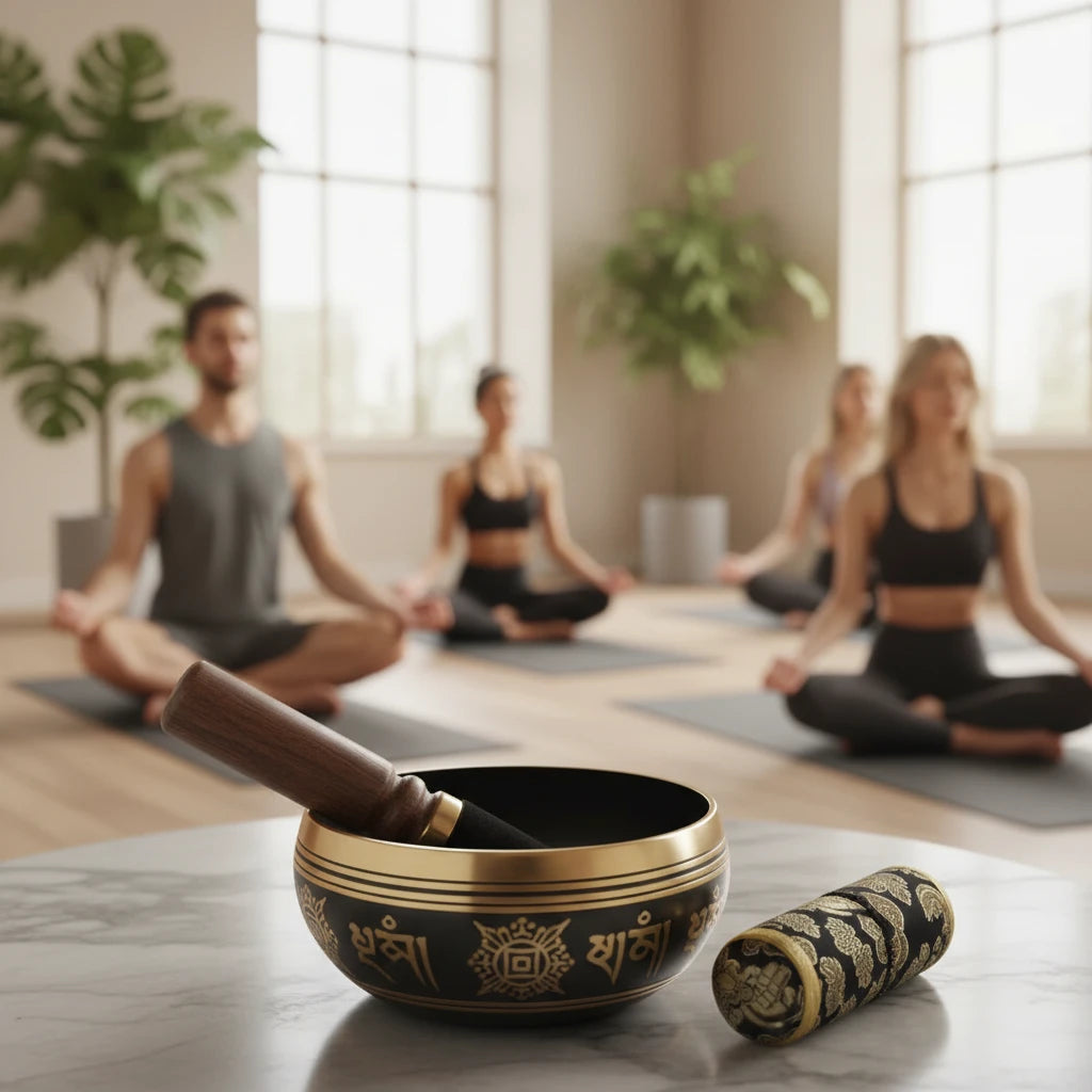 Tibetan Singing Bowl Set – Lotus Edition