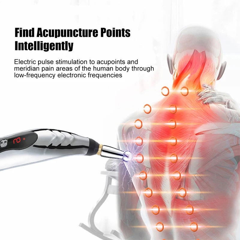 Meridian Energy Acupuncture Pen – Electric Pulse Therapy Massage Tool