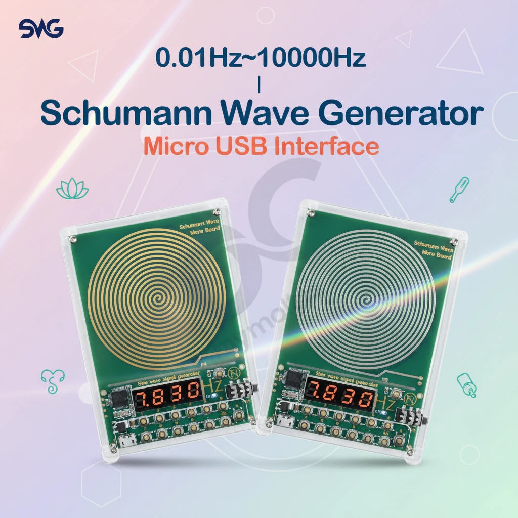 DC 5V Adjustable Frequency Schumann Wave Generator (0.1Hz–100kHz)