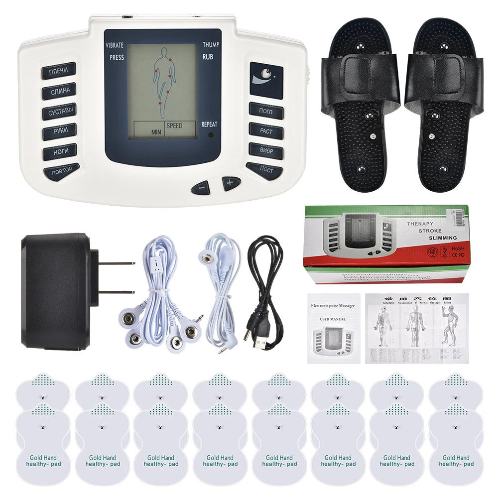 EMS Pulse Muscle Stimulator – Digital TENS Therapy Massager for Pain Relief & Muscle Recovery