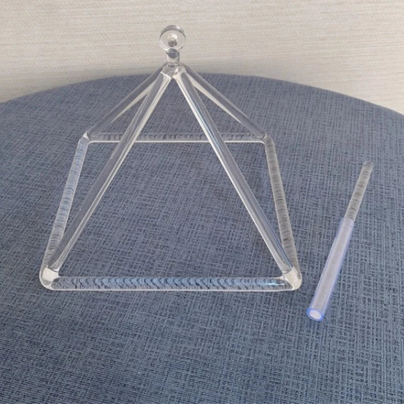 Quartz Crystal Singing Pyramid
