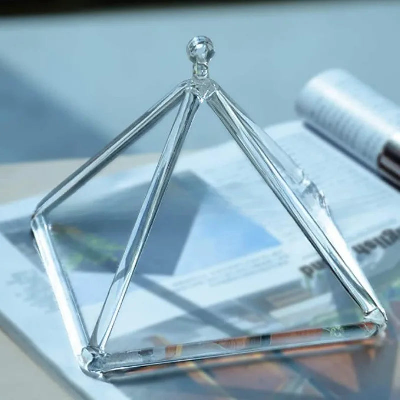Quartz Crystal Singing Pyramid