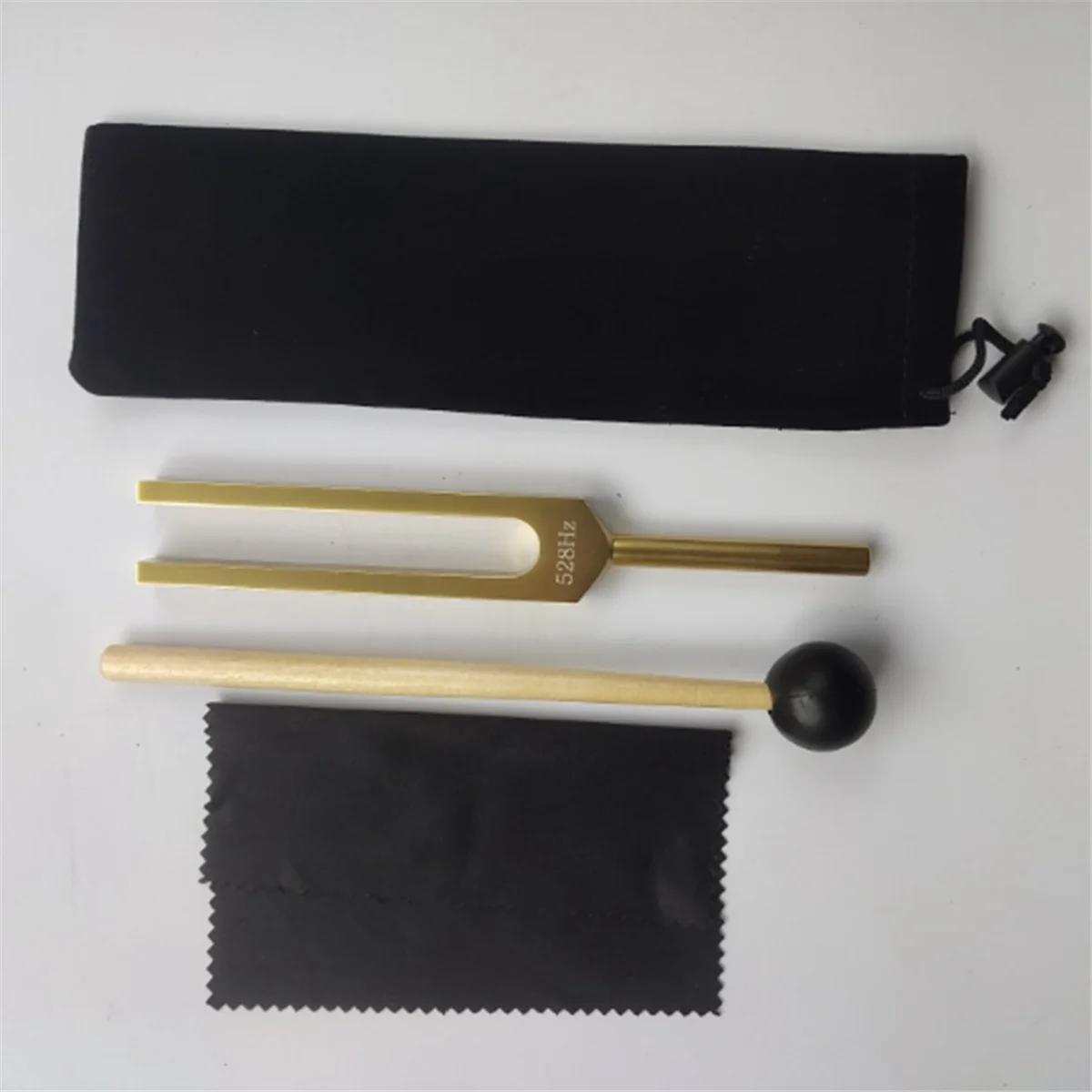 528 Hz Tuning Fork, Gold Tuning Forks 528 Hz for Musical Instrument, Meditation, Relaxation