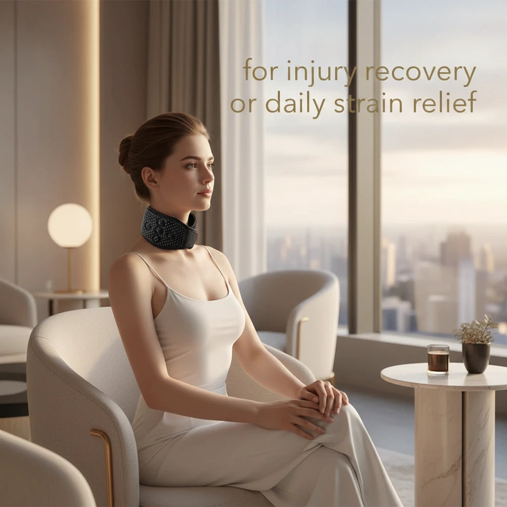 InfraTherm™ Tourmaline Magnetic Neck Therapy Wrap