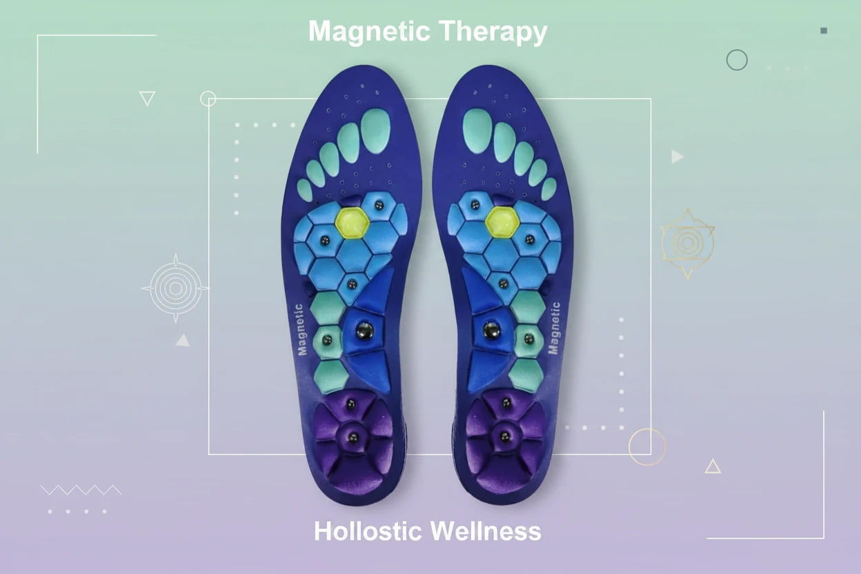 Magnetic Therapy Sports Insoles – Acupressure Comfort & Arch Support