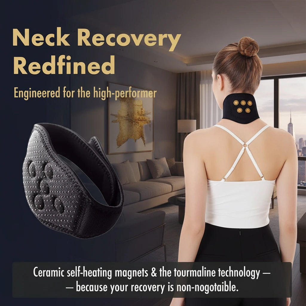 InfraTherm™ Tourmaline Magnetic Neck Therapy Wrap