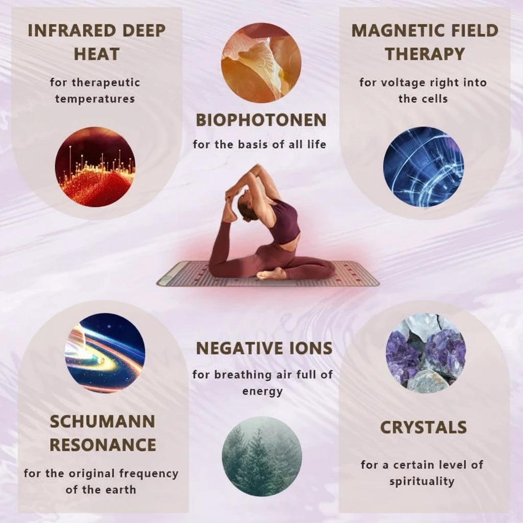 150×50cm Far Infrared PEMF Bio-Crystal Therapy Mat