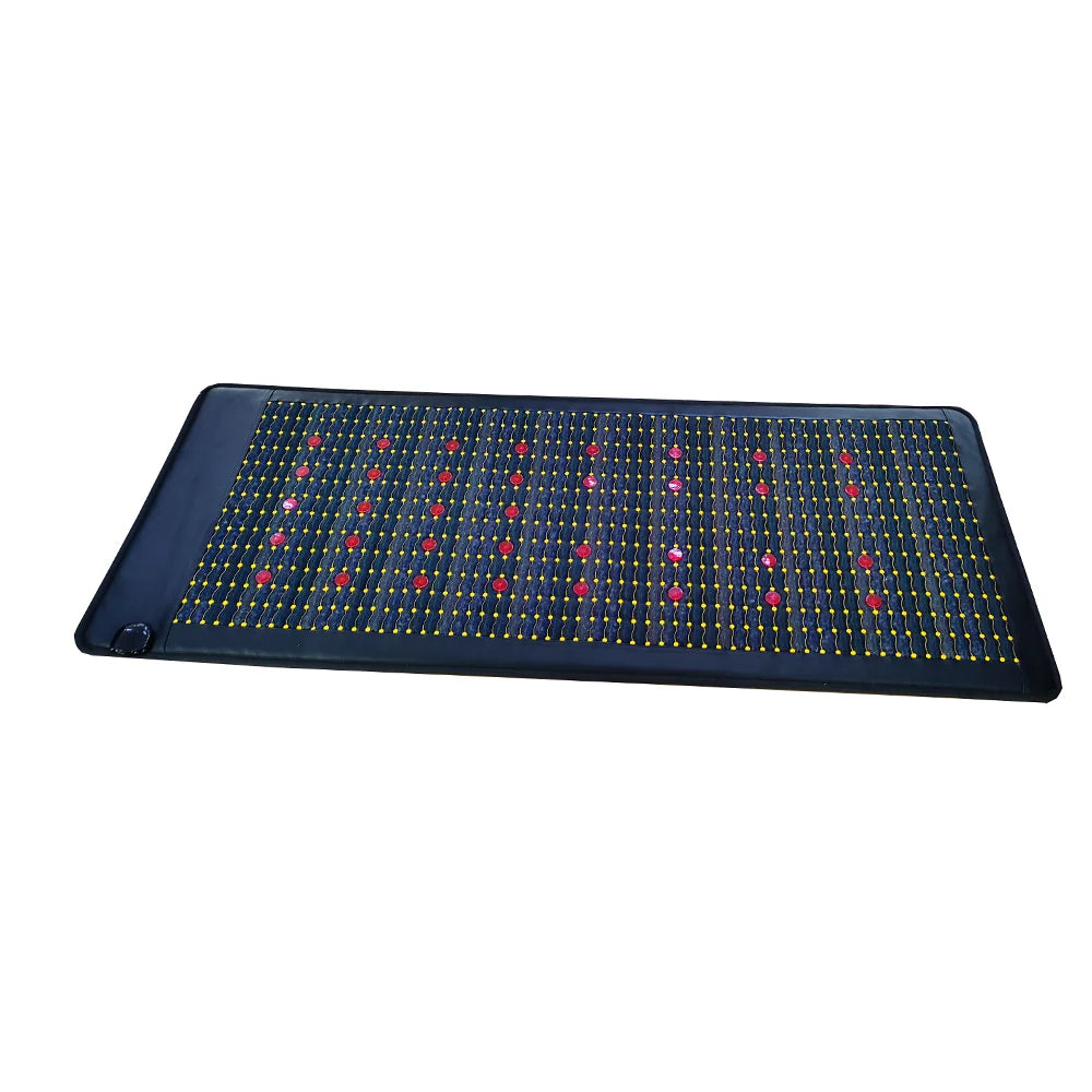 7-in-1 Amethyst Tourmaline PEMF Infrared Mat – Full Body Crystal Therapy, Deep Heat, Recovery & Sleep Support