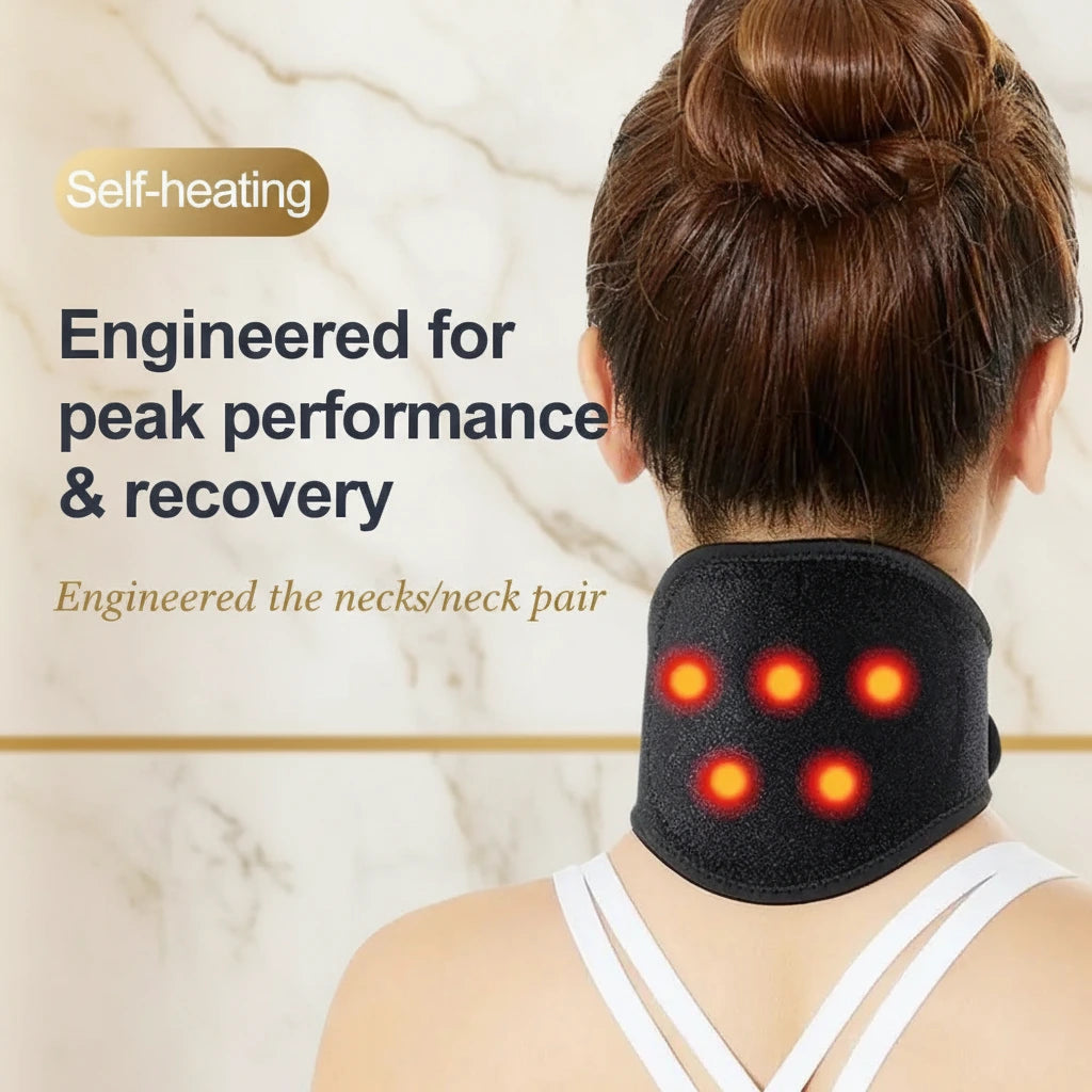 InfraTherm™ Tourmaline Magnetic Neck Therapy Wrap