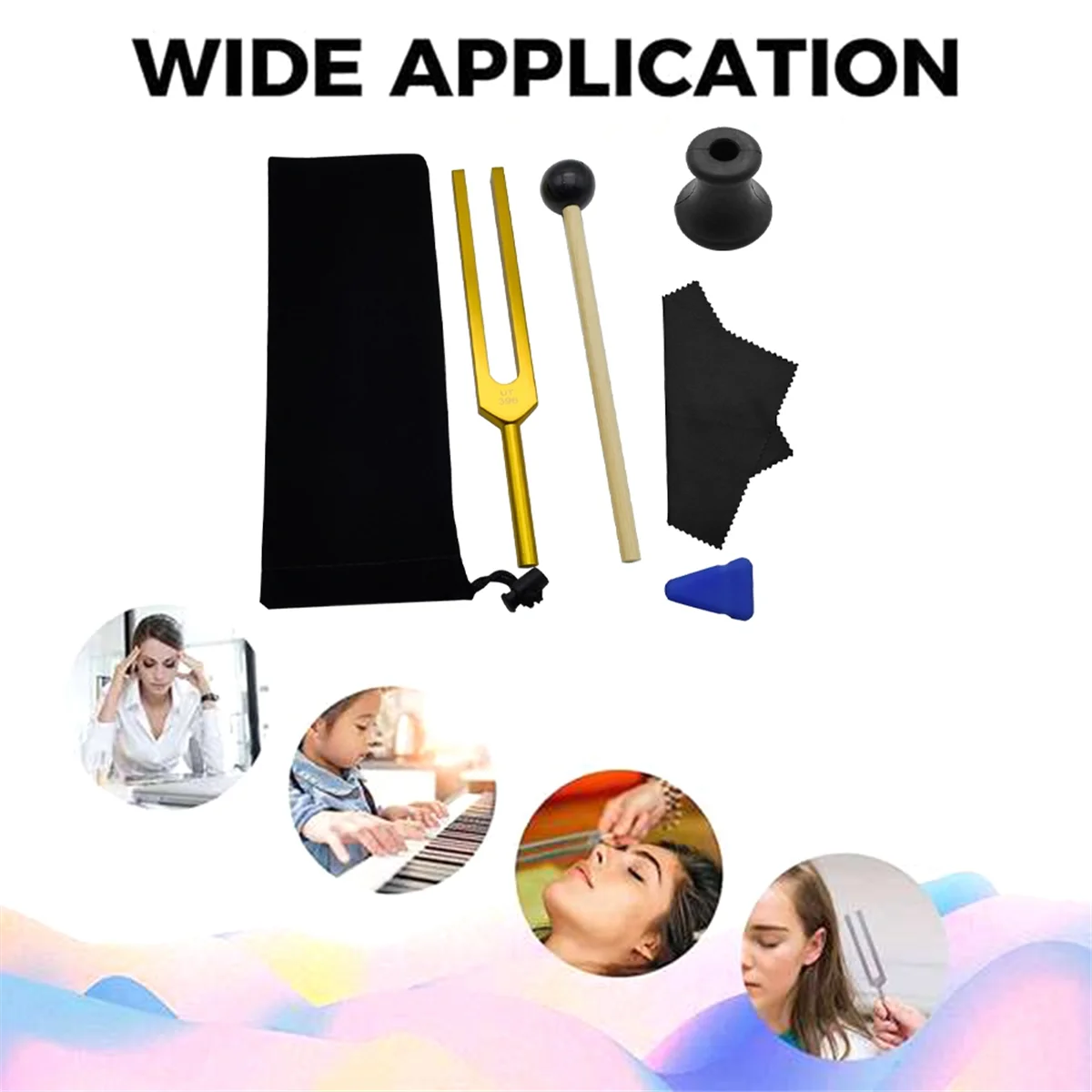 UT 396 HZ Tuning Fork Set, Tuning Fork for Healing Chakra, Sound Therapy, Keep Body, Mind and Spirit in Perfect Harmony