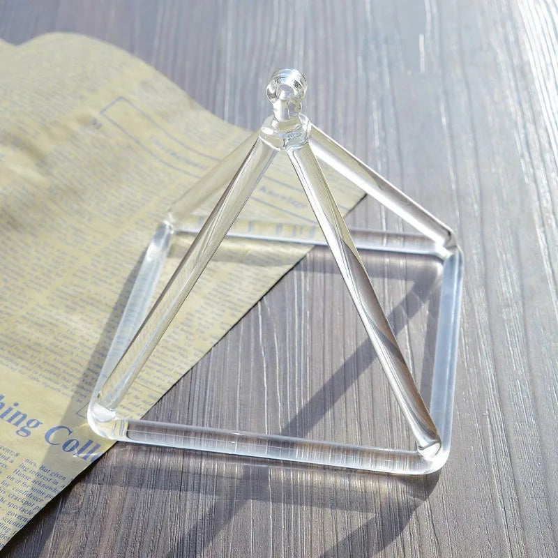 Quartz Crystal Singing Pyramid