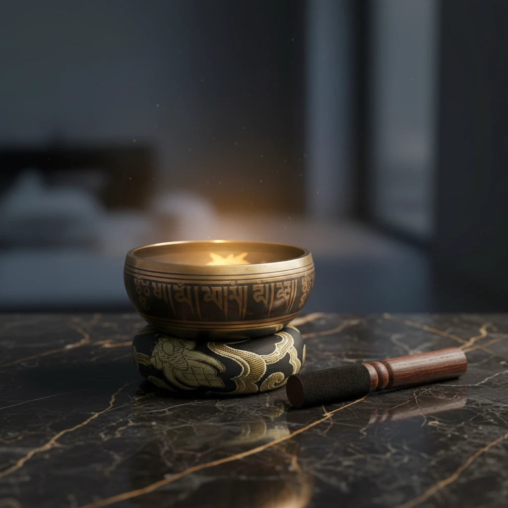 Tibetan Singing Bowl Set – Lotus Edition