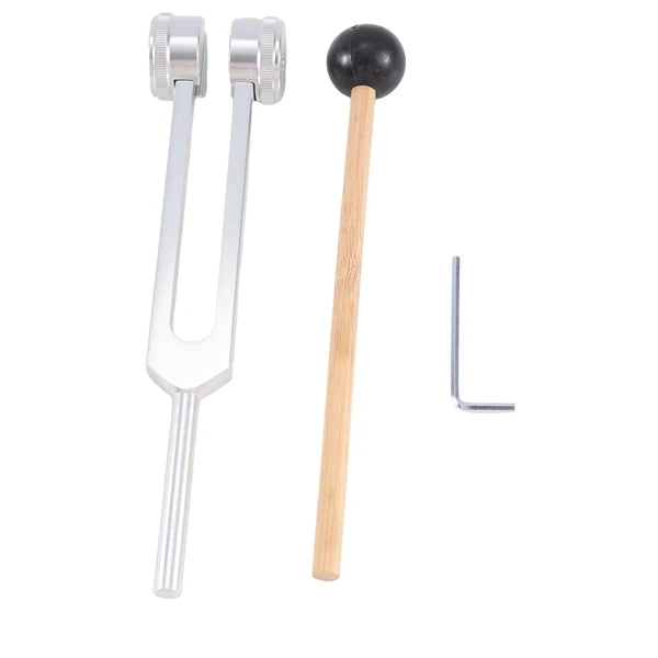 174 Hz Tuning Fork for Healing Repair Reliever Stress & Healing Musical Instrument with Silicone Hammer Tuning Fork