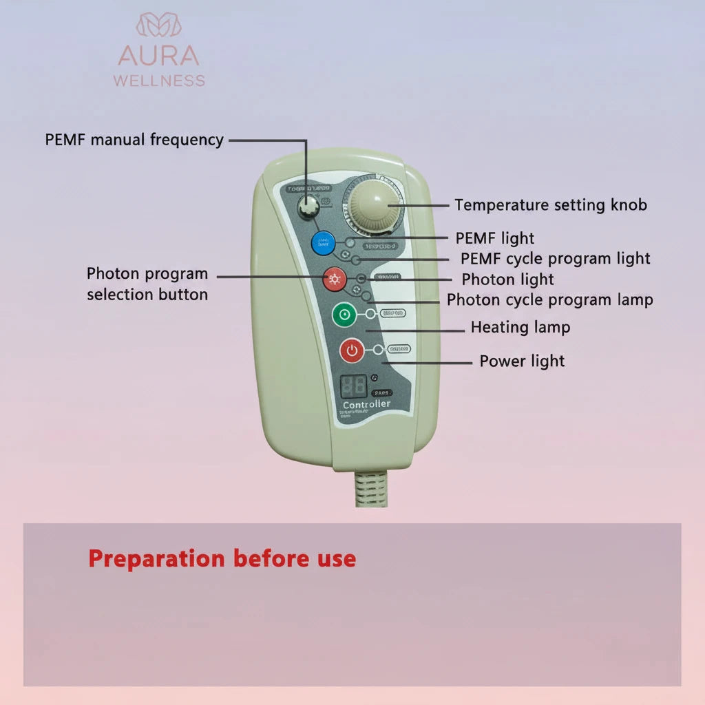 150×50cm Far Infrared PEMF Bio-Crystal Therapy Mat