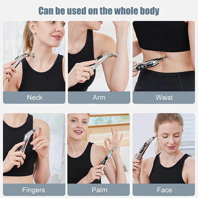Meridian Energy Acupuncture Pen – Electric Pulse Therapy Massage Tool
