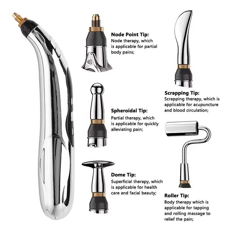 Meridian Energy Acupuncture Pen – Electric Pulse Therapy Massage Tool