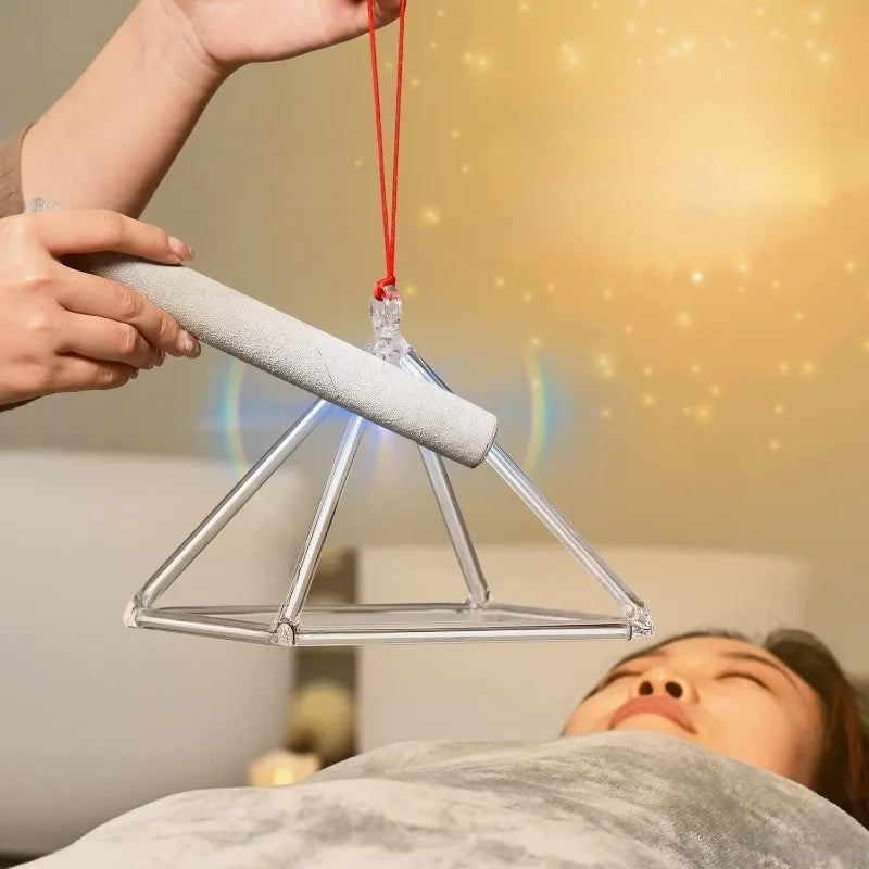 Quartz Crystal Singing Pyramid